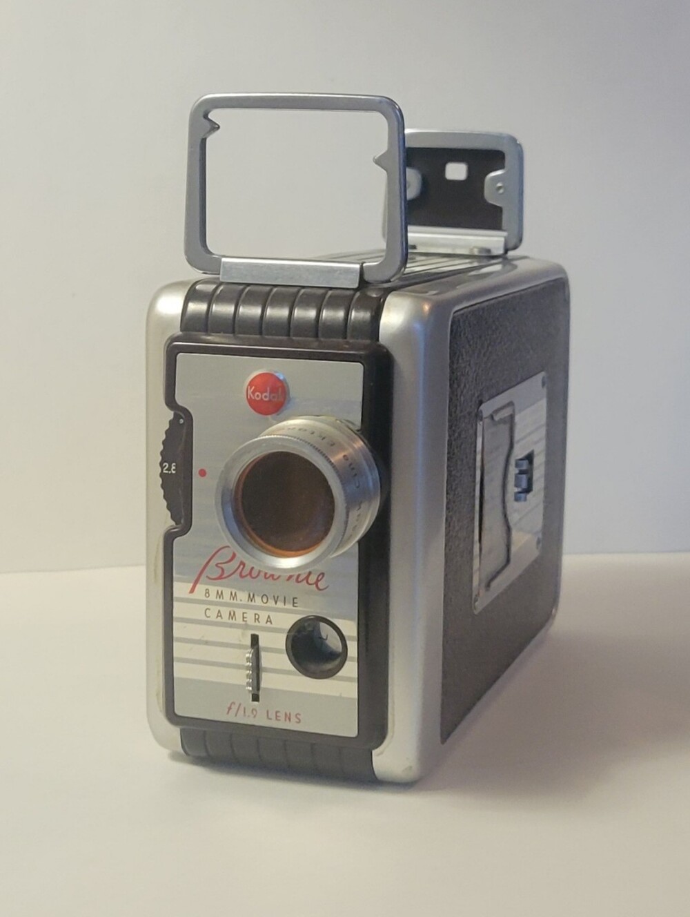 Kodak Brownie 8mm Movie Camera - Silver and Black
